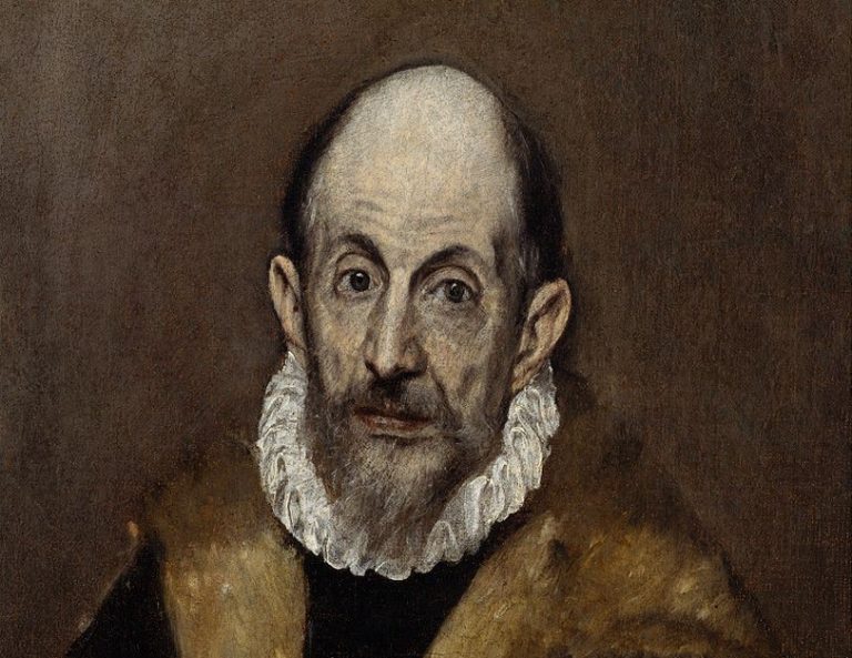 Retrato de un caballero anciano autorretrato el greco