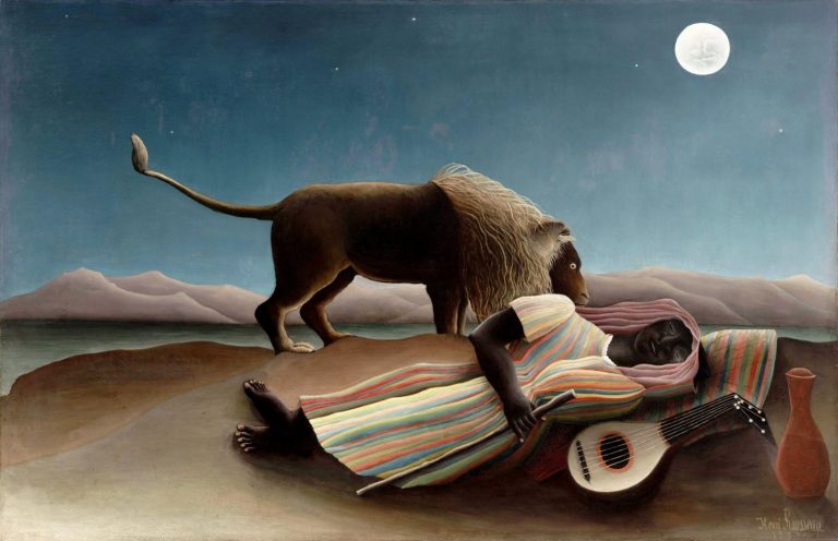 La Gitana Dormida de Henri Rousseau.